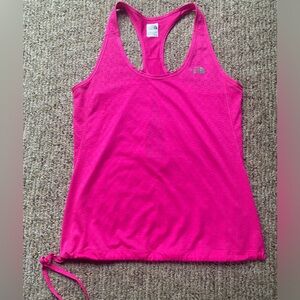 The North Face bright pink tank top size L